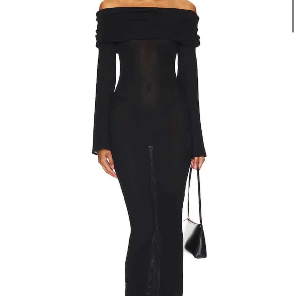 SEROYA Galleria Dress in Black